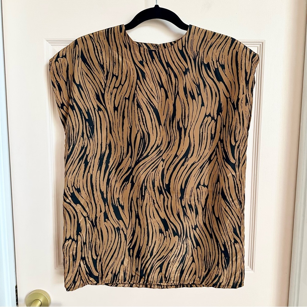Vintage tiger stripe top